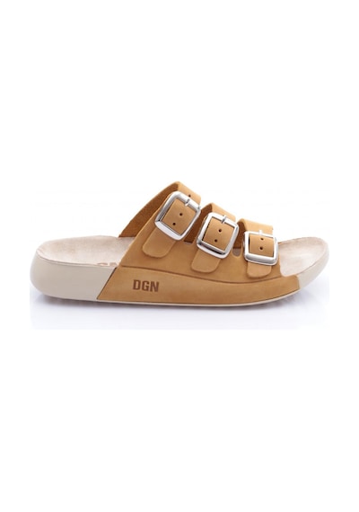 Dgn P29 Kadin Tokali Üç Bantli Terlik P29-1512-R25887 Sarı