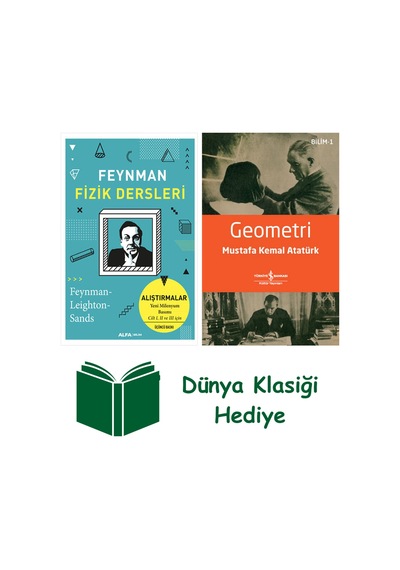 Feynman Fizik Dersleri - Alıştırmalar + Geometri + Dünya Klasiği Hediye