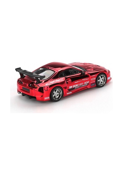 1/64 Model Araç Supra A80 Top Secret Gt-300 Top Secret Red Chrome