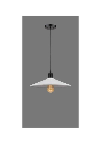 Sarkıt Avize Beyaz Avize Modern Spor Sakıt 40 Cm Siyah