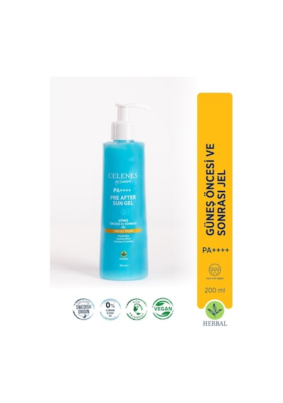 Celenes Herbal Güneş Öncesi Ve Sonrası Nemlendirici Ve Ferahlatıcı Jel