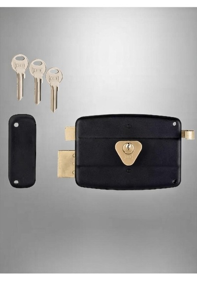 Tirajlı Kilit Siyah 14 Cm