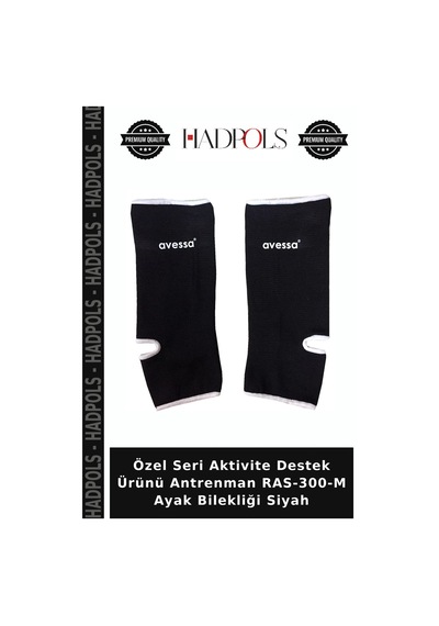 Özel Seri Aktivite Destek Ürünü Antrenman Ras-300-m Ayak Bilekliği Siyah