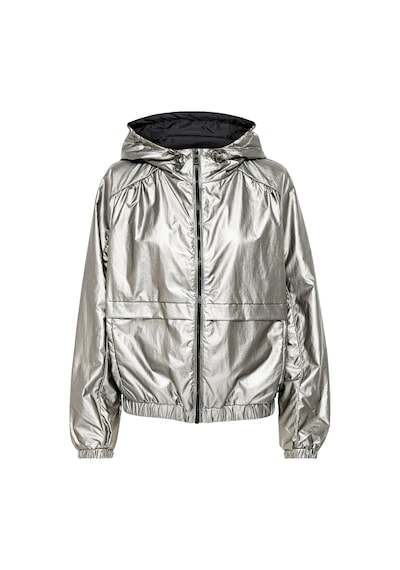 Only Onlerin Metallic Jacket Otw Silver Kadın Günlük Ceket 15244657-SILVER Gri