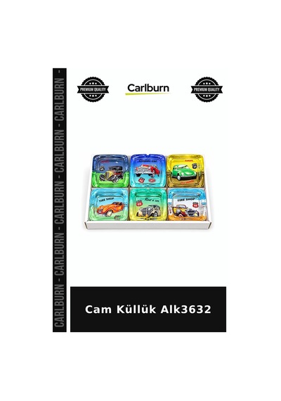 Özel Üretim Sig Aksesuar Ev Ofis Cam Küllük Alk3632