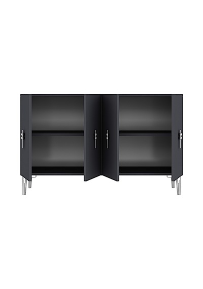 Ka1217as Salkım Konsol Ve Tv Sehpası Antrasit-silver 120cm