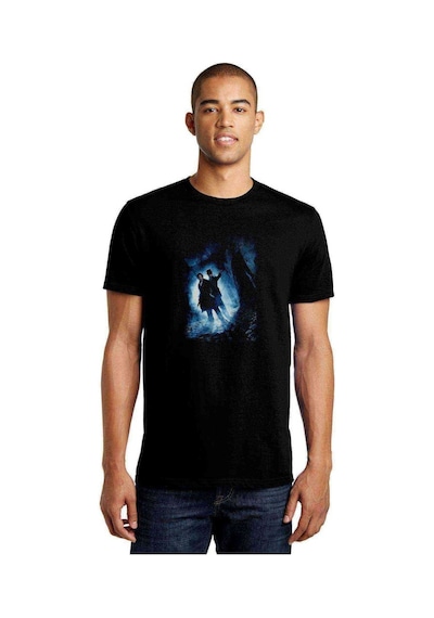 Sherlock Holmes A Game Of Shadows Baskılı Siyah Erkek Tshirt