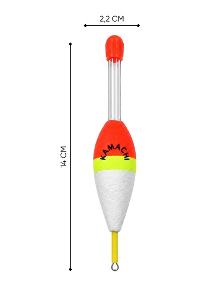 Işık Tüplü Olta Şamandırası - Kamachi - 6010 - 5 Adet - 10 Gr