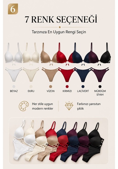 Le Jardin Push Up Sütyen Takımı Lj6950 B Cup Yan Destekli Taşlı İnce Askılı Micro Kumaş Kadın İç Giyim Takımı Ekru - 904909675 Ekru - 904909675 Ekru Le Jardin Push Up Sütyen Takımı Lj6950 B Cup Yan Destekli Taşlı İnce Askılı Micro Kumaş Kadın İç Giyim Takımı Ekru - 904909675 Ekru - 904909675 Ekru