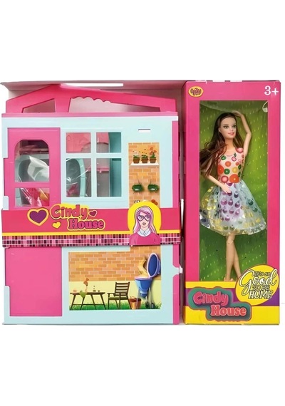 Mey İthalat Cindy House Bebekli Oyun Evi 02617
