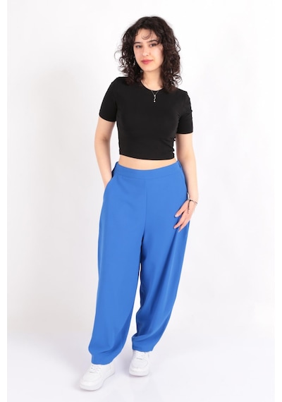 Puane 18166 Kadın Pantolon Ss 18166-66-R2083 Saks Mavi