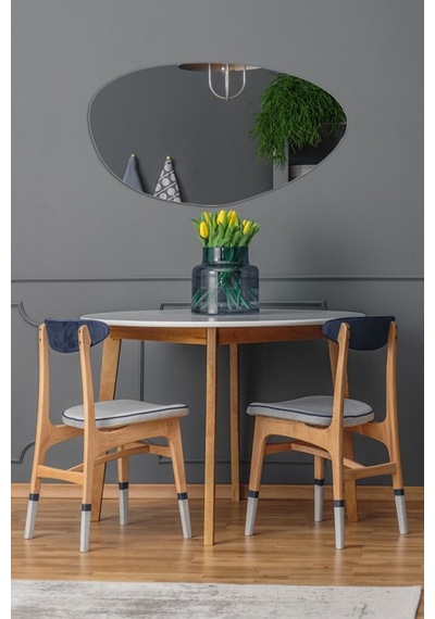 Enc Home Asimetrik 90 Ayna Gümüş