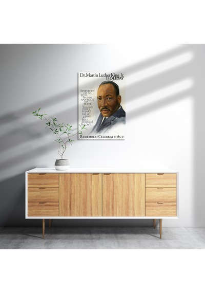 Cakasepetim Martin Luther King Ve Özlü Sözler Ahşap Mdf Tablo