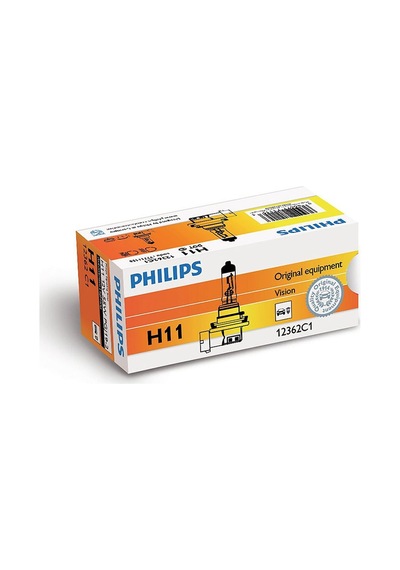 H11 Phılıps Halogen + 30 Fazla Işık Ampül 1 Adet I