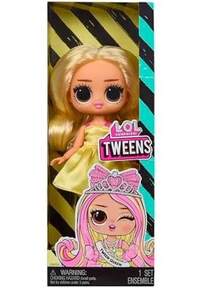 Surprise Tweens Bebek, Sarı Elbiseli, Plastik, 16.5 Cm, Çok Renkli