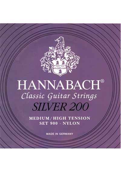 Hannabach Silver 200 Medium High Tension - 900 Mht Klasik Gitar T