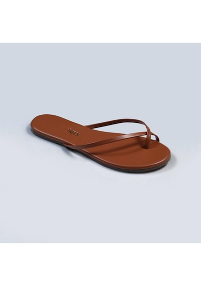 Tkees Kadın Taba Çapraz Şık Günlük Parmak Arası Terlik-4095 Camel
