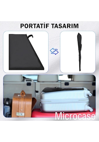 Microcase Elektrikli Araçlar İçin Şarj Soket Yağmurluk Yağmur Toz Koruma Brandası Siyah Al5423 Genel