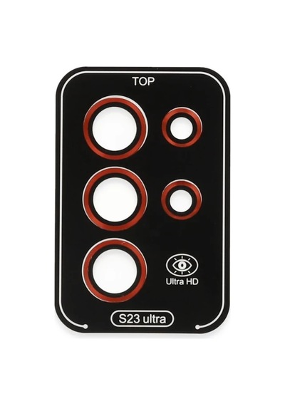 Ny Joy Samsung Galaxy S23 Ultra Valdez Metal Kamera Lens - Kırmızı Nyjoybz