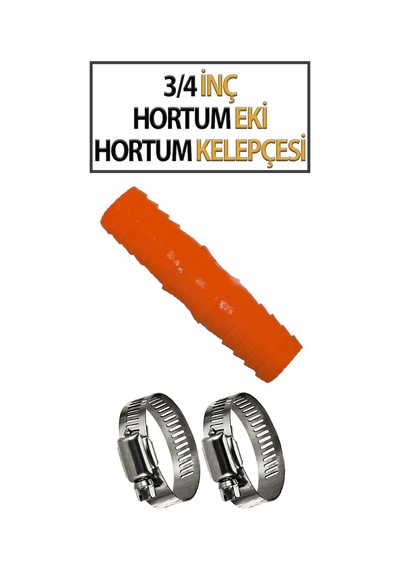 3/4'inç Hortum Eki Ve 2 Adet Kelepçe