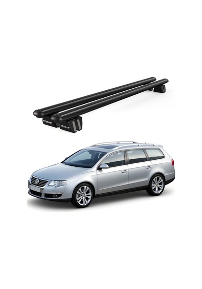 Pençe Volkswagen Passat Variant B6 2005-2010 Uyumlu Siyah Ara Atkı Port Bagaj Tavan Barı