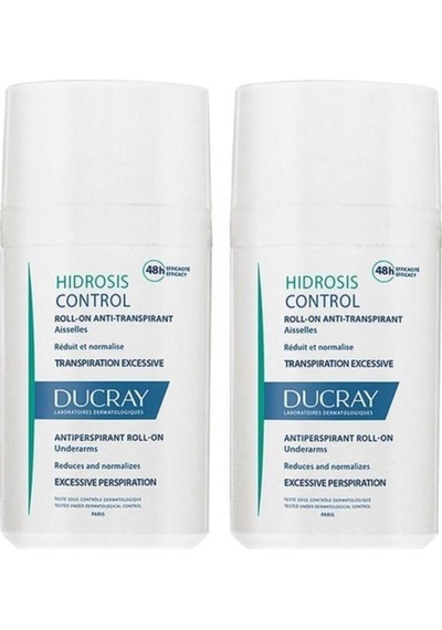 Ducray Hidrosis Control Transpirante Terleme Karşıtı Roll-On Deodorant 40 ML x 2