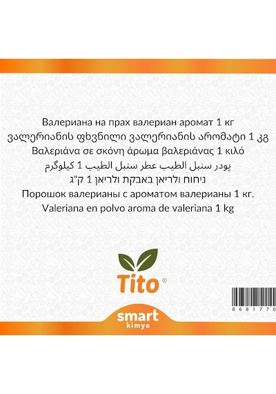 Toz Kedi Otu Valerian Aroması 1 Kg