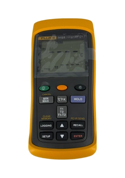 Fluke 54-ıı B Çift Girişli Dijital Termometre 60 Hz