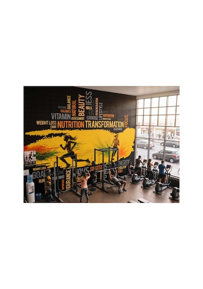Spor Yapan Kadınlar Poster Duvar Kağıdı Çok Renkli