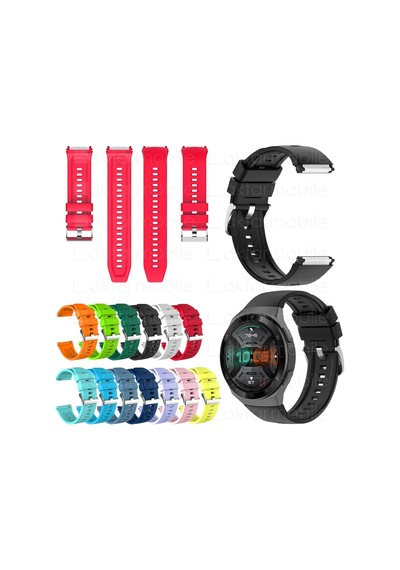 Huawei Watch Gt 2E Silikon Kordon Premium Spor Kayış 13 Renk