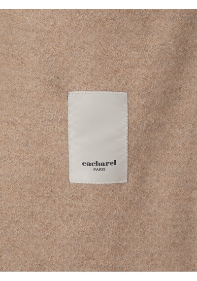 Cacharel Bej Slim Fit Yün Karışımlı Flanel Ceket Cacharel Bej Slim Fit Yün Karışımlı Flanel Ceket