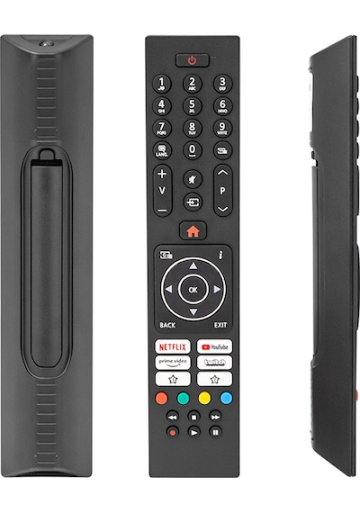 Vestel Uyumlu Netflix Prime Video Youtube Twitch Tuşlulcd Led Tv Kumanda Poke Pk-7123