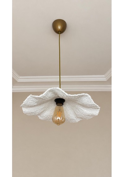 Lioraa Lighting Aria 45 Cm Sarkıt Avize Kırık Beyaz