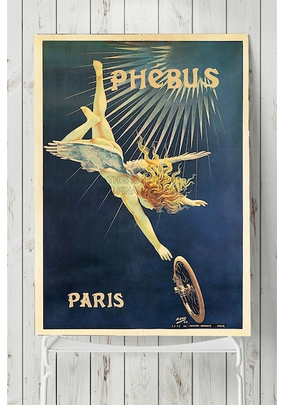 Paris Phoebus Vintage Poster