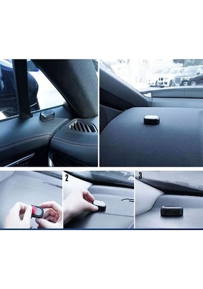 Kırmızı Ledli Işık Güneş Enerjisi Ve Usb İle Şarj Edilebilir Caydırıcı Araba Alarm Ledi
