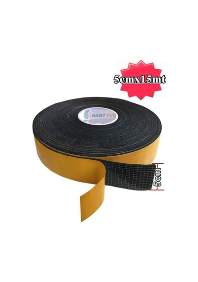 Kauçuk Bant 50Mm X 15Metre Siyah Izolasyon Bandı 5Cm