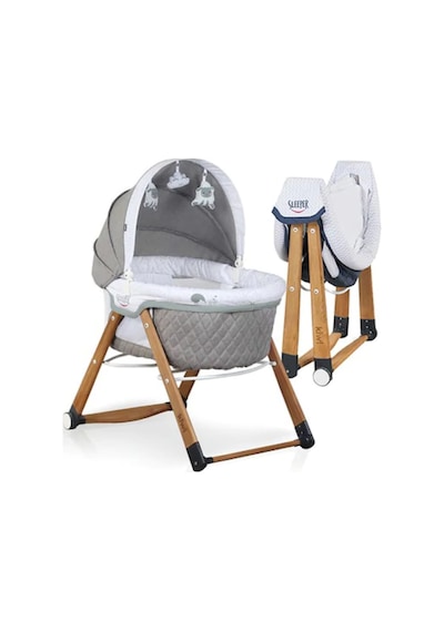 Kiwi Safe & Comfort Sleeper All in One Sallanır Katlanır Ahşap Beşik