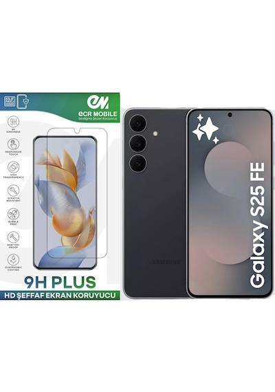 Samsung Galaxy S25 Fe İle Uyumlu Ekran Koruyucu 9h Esnek Nano Cam Şeffaf