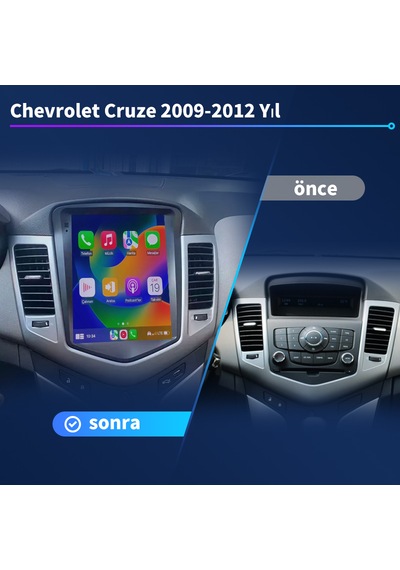 Chevrolet Cruze 2009-2012 Y 6gb Ram 128gb Rom Carplay Multimedya