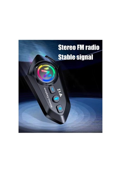 Y12 Motor Kask Kulaklık Rgb Modlu Radyolu Motosiklet Kulaklık 5.3 Bluetooth Intercom 55105135