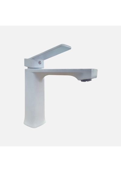 Luxury Faucet Lavabo Bataryası Beyaz Beyaz