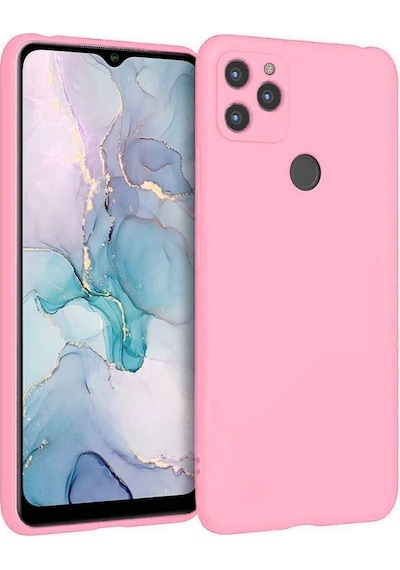 General Mobile Gm22s Uyumlu Silikon Kılıf - Pastel Renk Tonu Kamera Korumalı Esnek Kapak-pembe Pembe