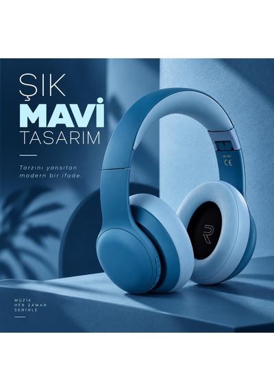 Hp-h01 Kablosuz Kulak Üstü Bluetooth Kulaklık Süper Bass + Yumuşak Yastık + Uzun Pil Ömrü