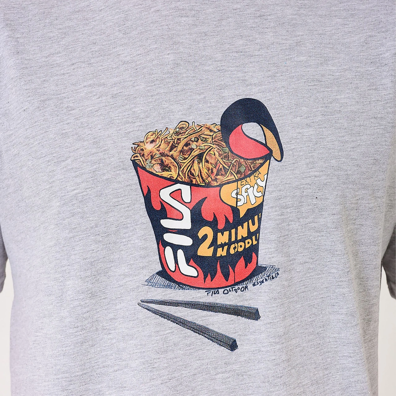 Gri Fila Erkek T-shirt Cup Noodle Graphic Lu411112 gri