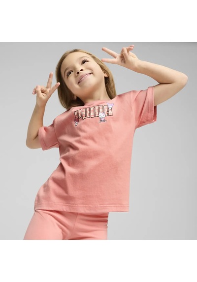 Puma X Hk&fr Graphic Tee Pembe Kız Çocuk T-shirt & Polo
