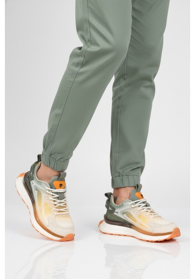 Pierre Cardin Pcı-10106 Z Beyaz-haki Unisex Spor Ayakkabı