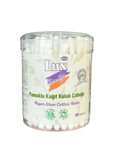 Lux Pamuklu Kağıt Kulak Çubuğu 100 Adet