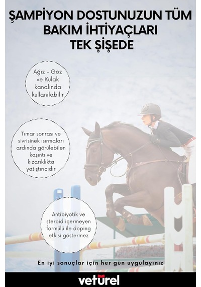 Veturel At Yara Ve Deri Bakım Spreyi 1000ml
