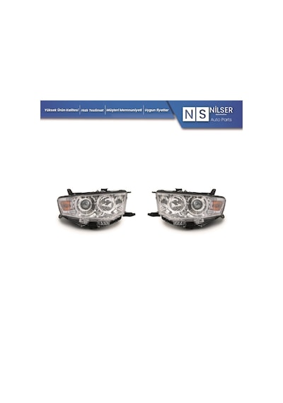 Mitsubishi L200 Ön Far Sag-Sol Takim (Mercekli-Motorlu) 2012-2014 519275355