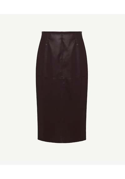 Yargıcı Kalem Yüksek Bel Etek 25kket4045x 016 Bordo